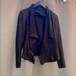 Zara faux suede blazer